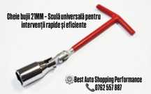 Cheie bujii 21MM– Sculă universală pentru intervenții rapide/eficiente