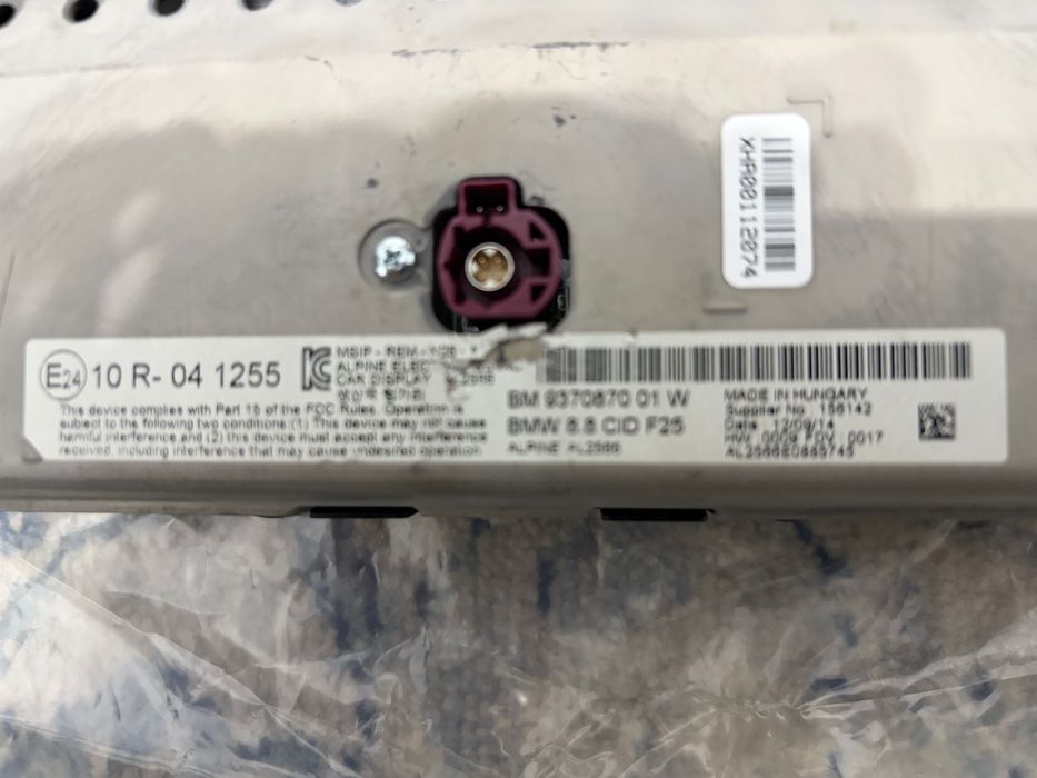 Vand navigatie Originala BMW X3 - F25 perfecta stare.