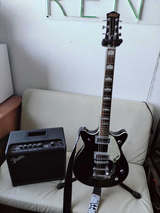 Электрогитара Gretsch Electromatic G5441T Black+ Fender Mustang LT25