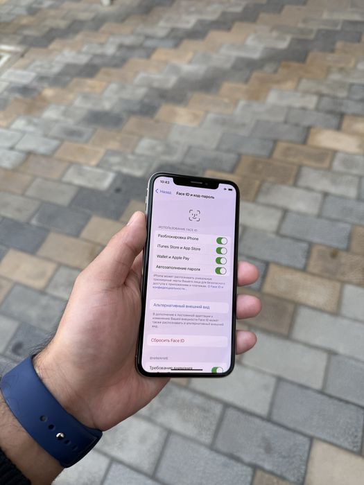 Iphone x ayfon x 64gb LL/A holati ideal sotiladi aybi yo face ishlidi