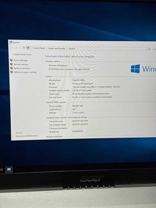 Acer Aspire 5 ecran 17.3 FullHD core i3 1115G4 11th 500gb M2, 8gb DDR4