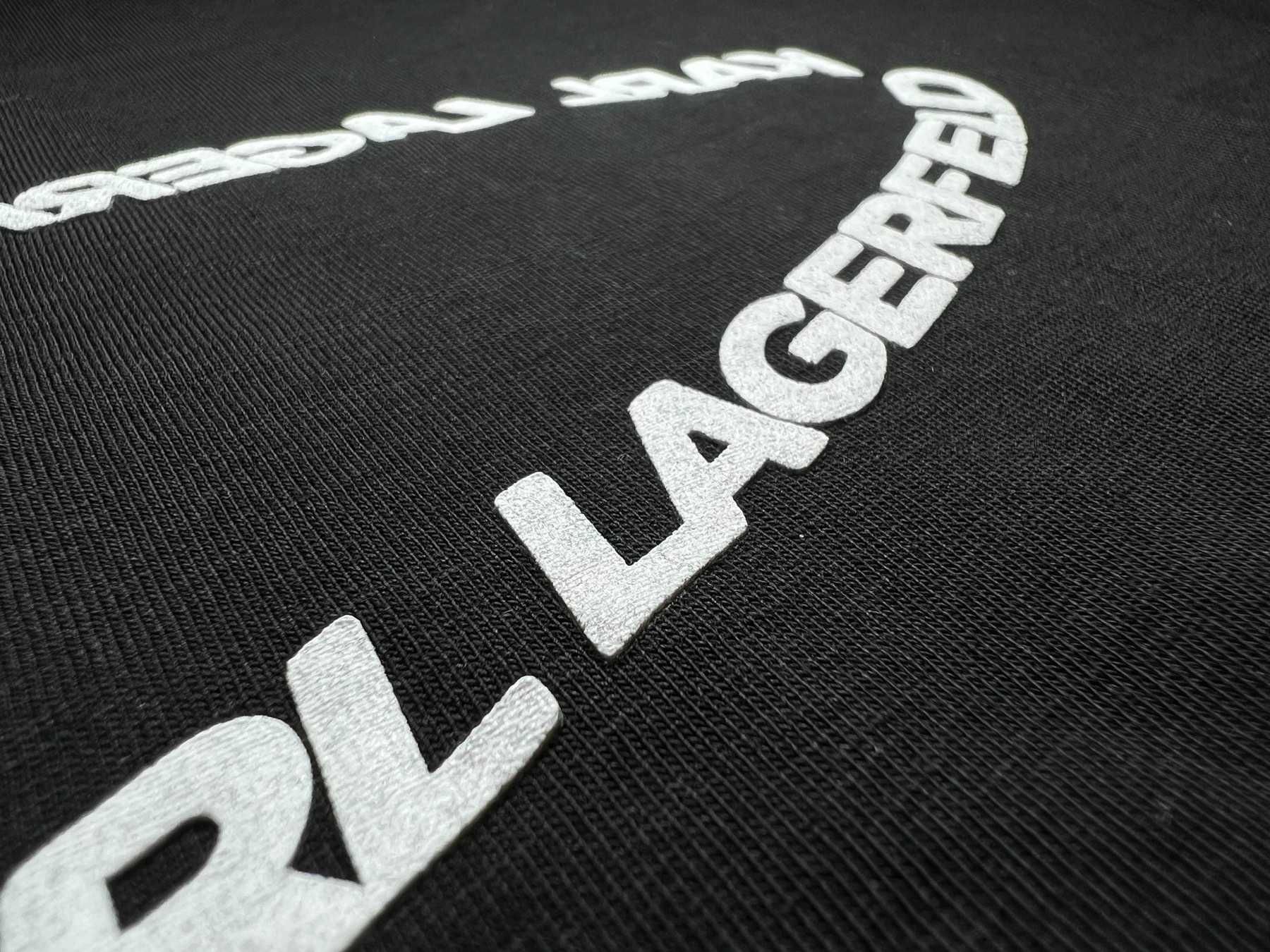 Karl Lagerfeld Mars тениска черна и бяла - НОВ Модел S M L XL