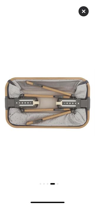 Tutti Bambini – Patut 2 in 1 co-sleeper CoZee Oak & Charcoal
