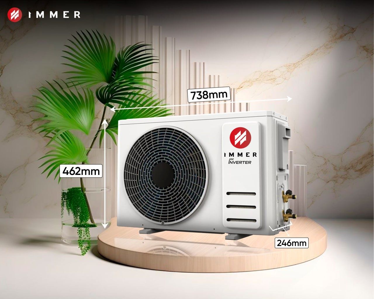 Immer 12 Inverter GMCC Toshiba Dostavka tekin Original Garantiya