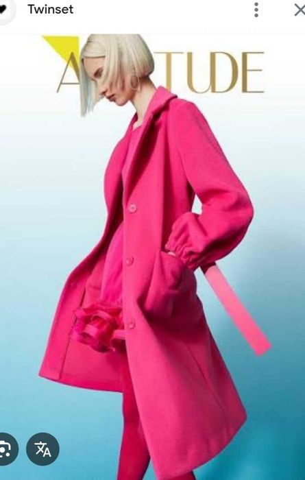 Здравейте, предлагам чисто ново палто на Twinset Long wool cloth coat