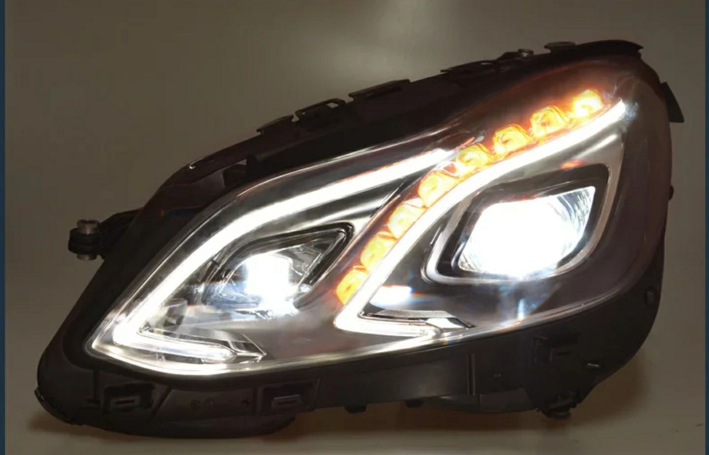 W212 фарове FULL LED би-ксенон far farove bi xenon Mercedes Мерцедес
