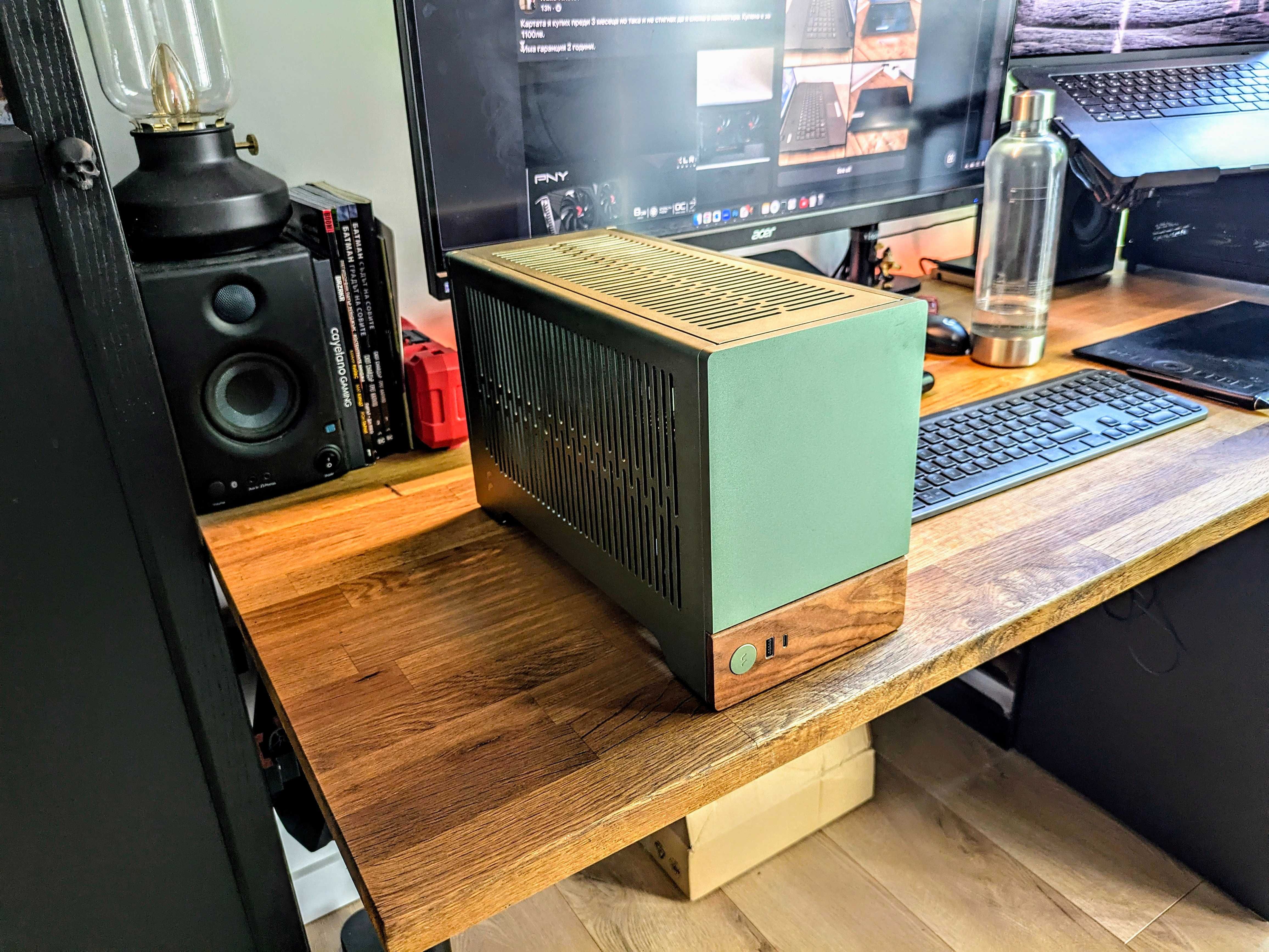ITX кутия Fractal Terra Jade + премиум охлаждане Noctua (по избор)