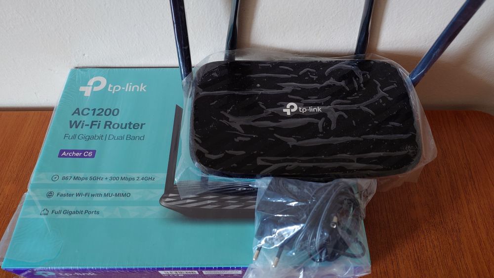 Router wi-fi  Gigabit, TP-link AC1200