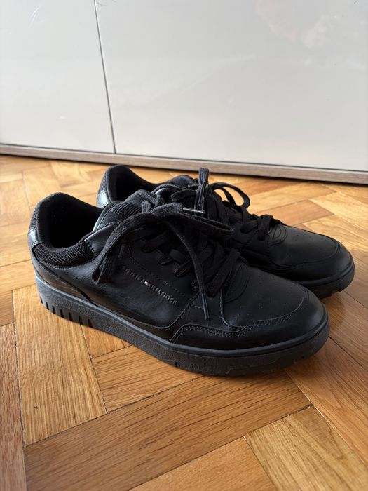 Pantofi din piele Tommy Hilfiger Basket Core, marimea 43