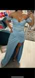 Vând Rochie bleu eleganta/nunta/ocazie /trena/bal/nașa