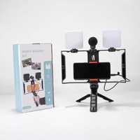 Клетка для телефона ( стабилизатор ) для видеографов + микрофон + свет