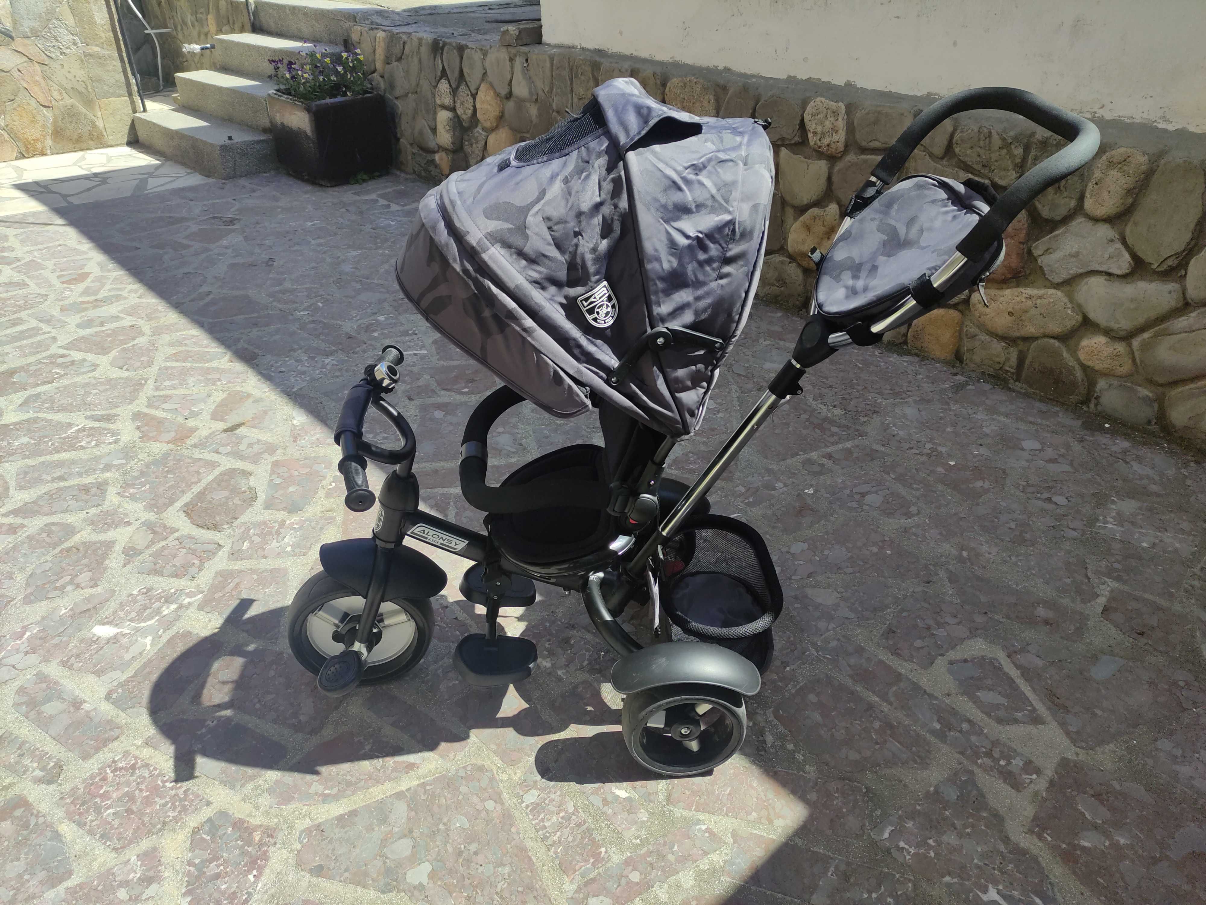 KIKKA RIDE Триколка със сенник и въртяща се седалка 3в1 ALONSY