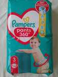Vând bax Pampers Pants Nr 3,62 de bucăți,sigilat.