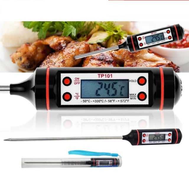 Дигитален готварски термометър за температура на течности и храна