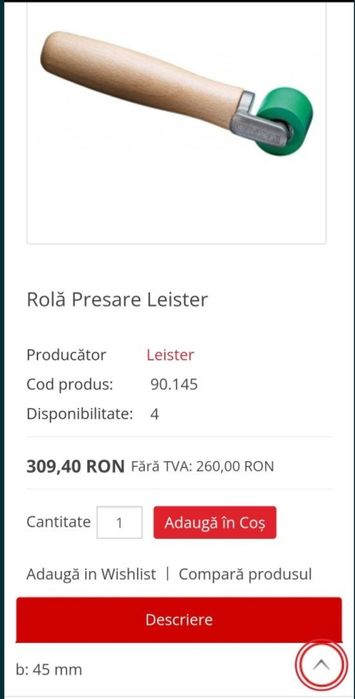 Rolă de presare.