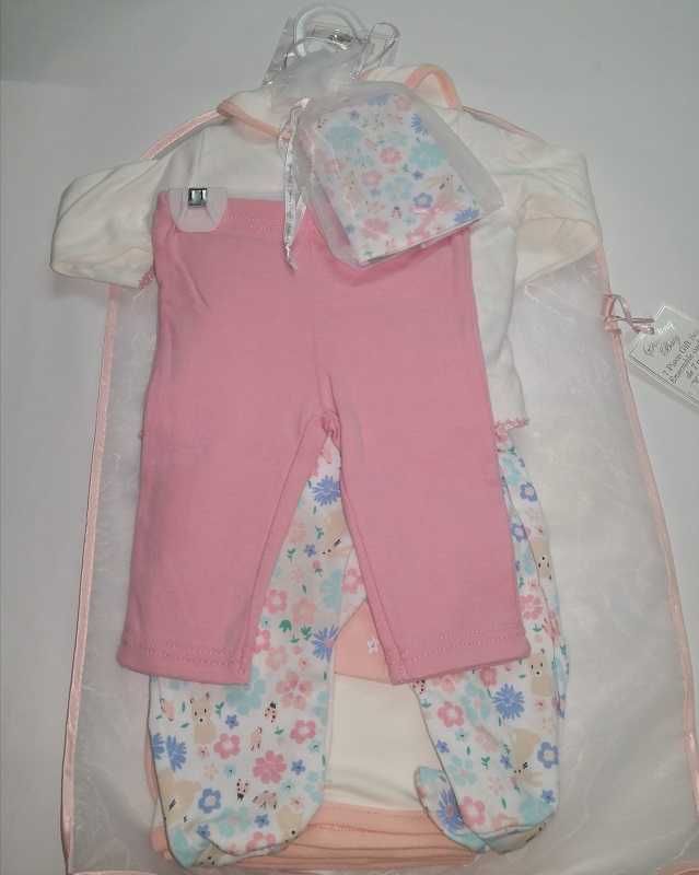 set fetita 7 piese, 3 luni , 62 cm , brand Sterling baby , UK