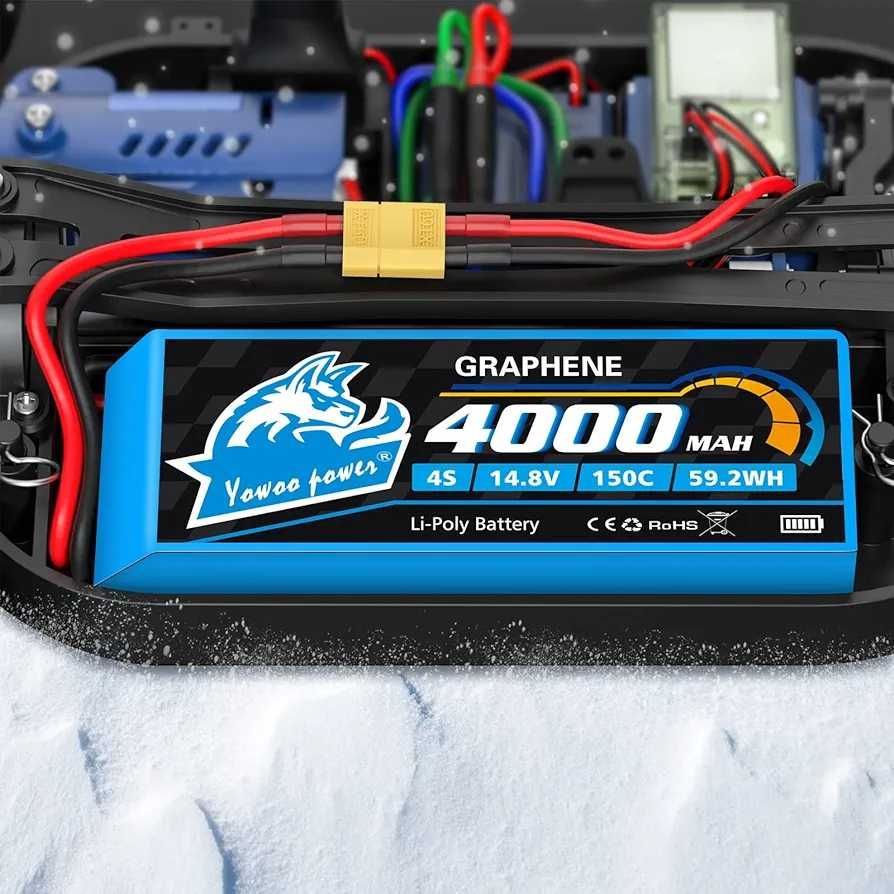 Baterie Lipo 4000mAh 14.8V Yawoo Graphene. Drona/RC/Buggy