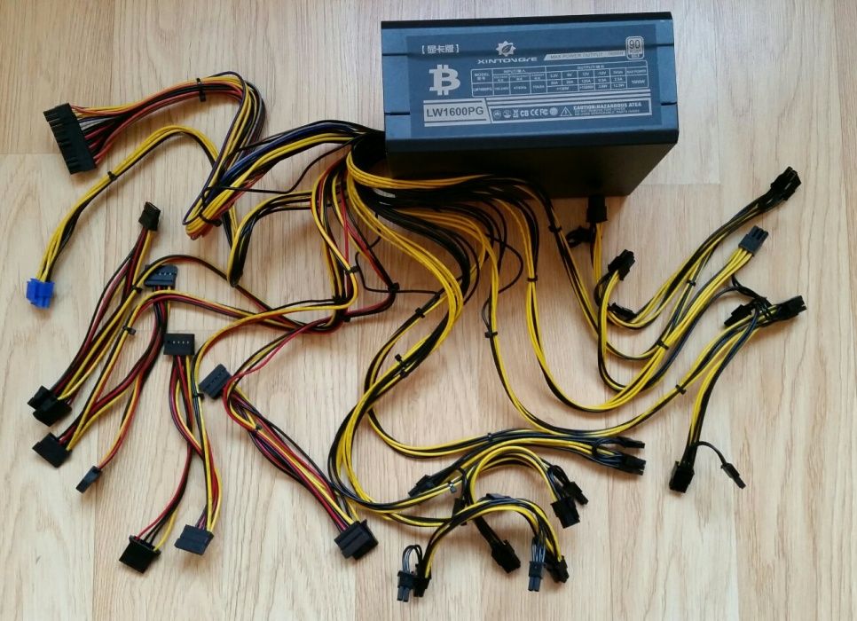 Захранване за Риг / Miner Копач / Power Supply 1600W / PSU за компютър