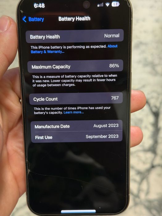 iPhone 15 pro 128GB
