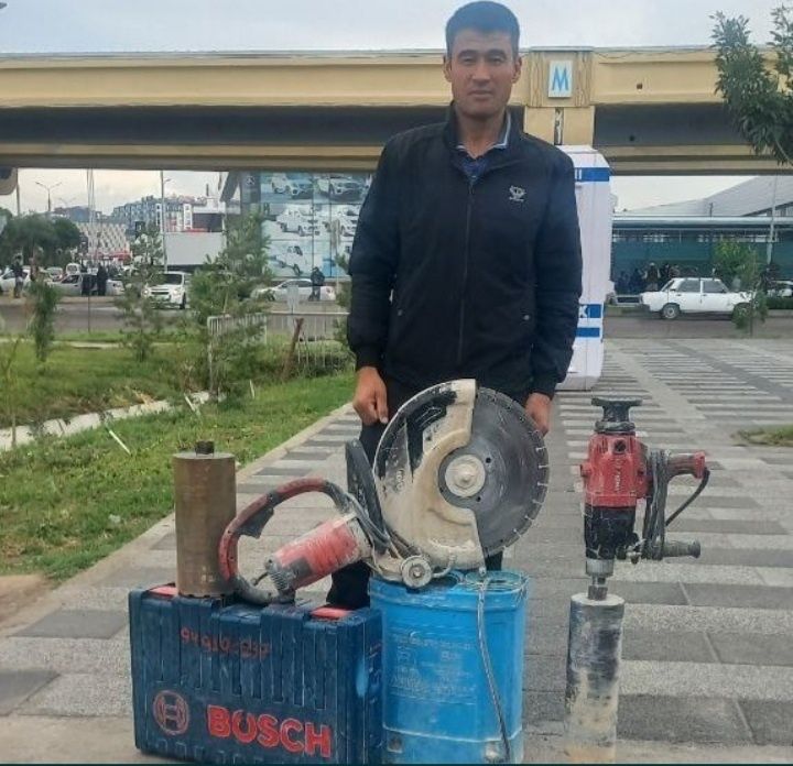 Алмазное бурение  АлмазноеРезка Бетон бузиш Перфаратор  хизматлари