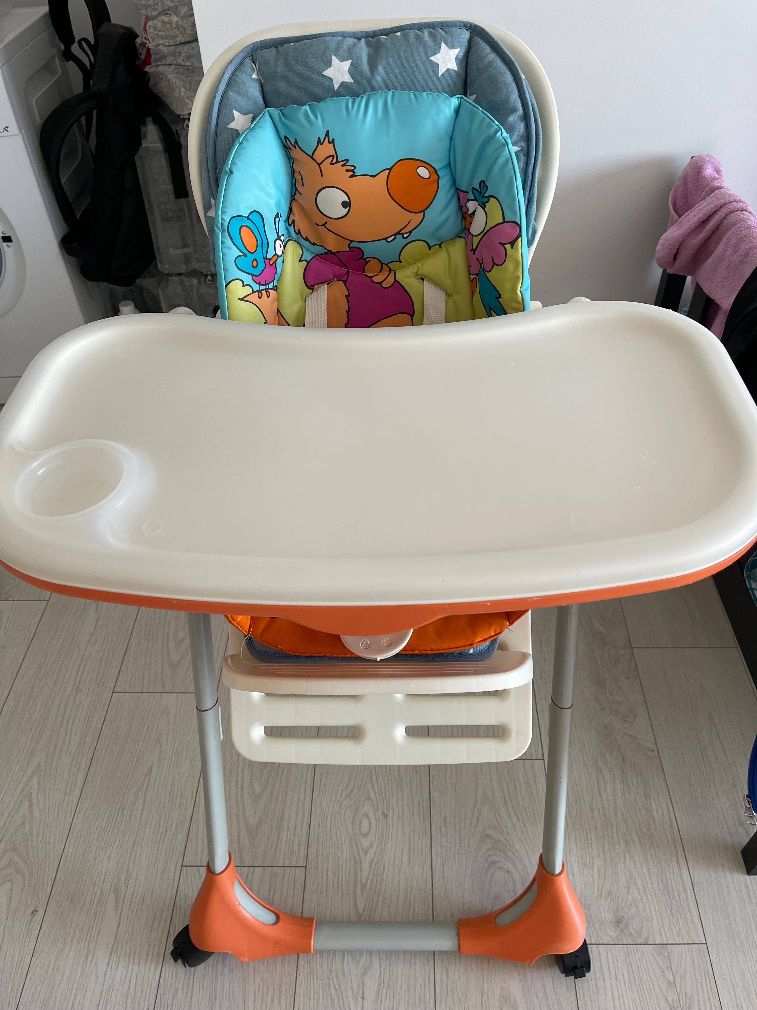 Scaun inalt Chicco Polly 2 in 1.