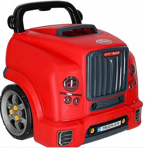 Реалистичен камион с двигател  кабина за разглабяне - подарък за момче