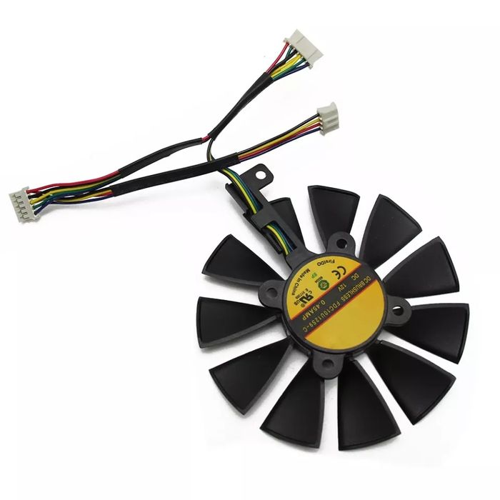 Fan Coller Set 3 Ventilatoare 87mm ASUS Strix T129215SU T129215SM, 6pi