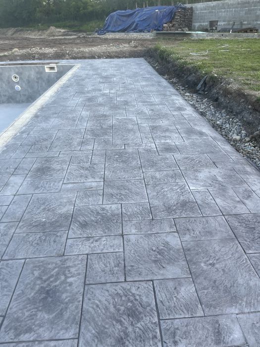 Beton amprentat si vertical