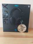 Гейминг слушалки Logitech - PRO X и стойка, черни