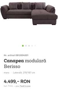 Canapea modulara Berisso Momax