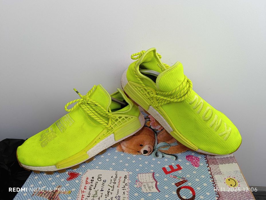 adidas x Pharrell NMD Hu Trail Know/Soul''оригинални маратонки 44 номе