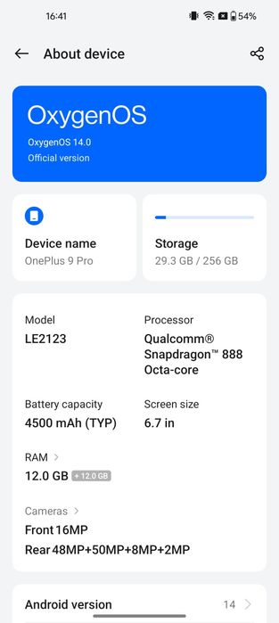 Oneplus 9 pro 256 gb Stellar Black