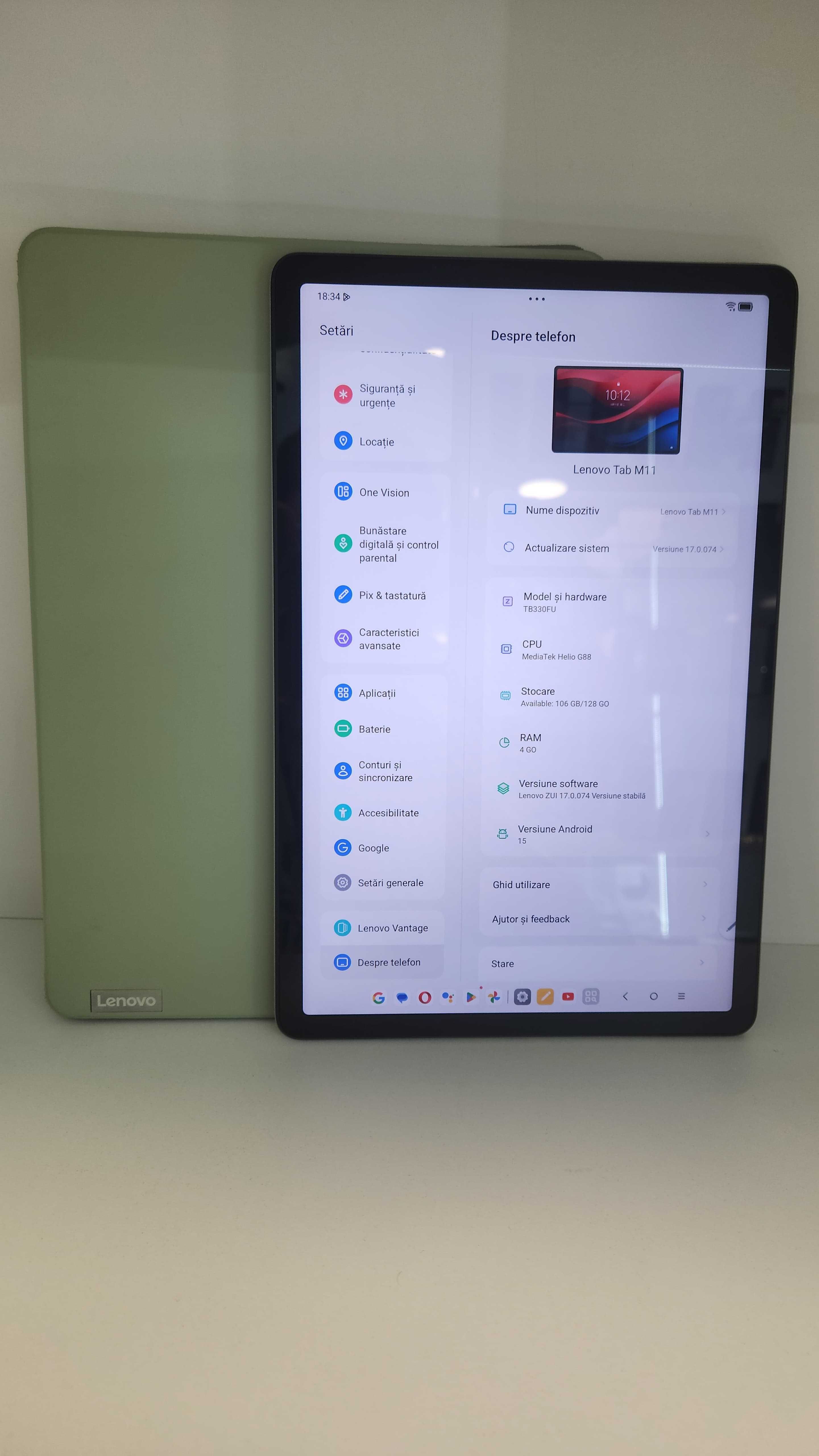 Tableta Lenovo Tab M11 + Pen (Ag8 Tudor1/B73331) – Garantie 2 Ani!