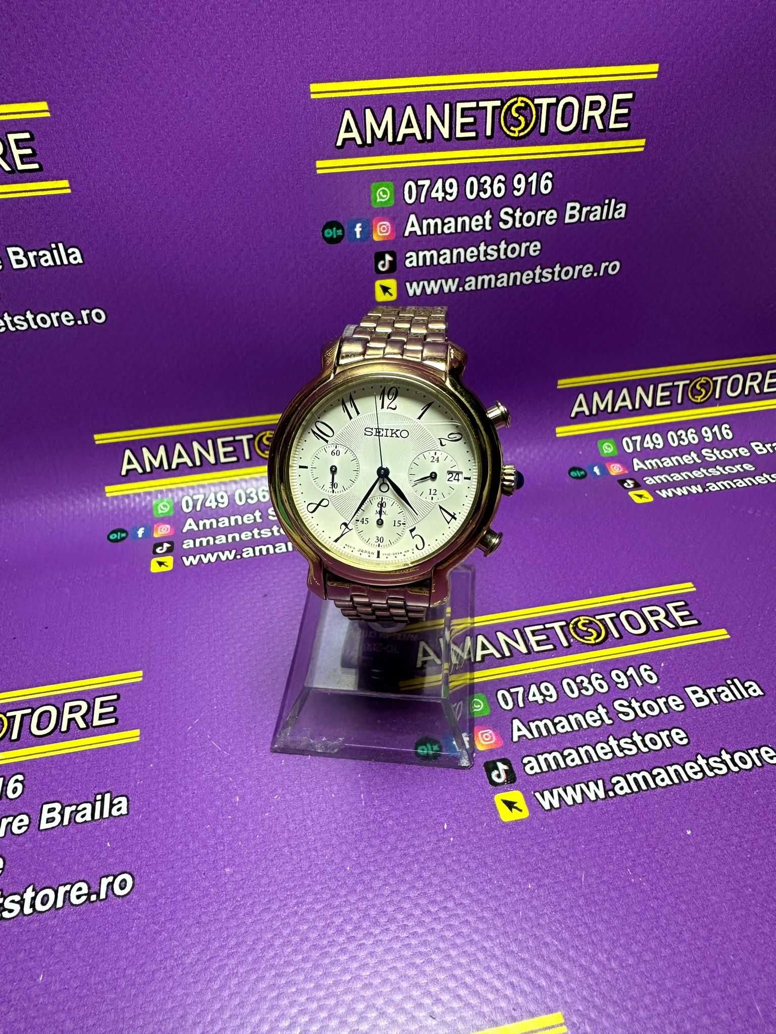 Seiko Lady Fashion Chronograph Amanet Store Braila [7448]