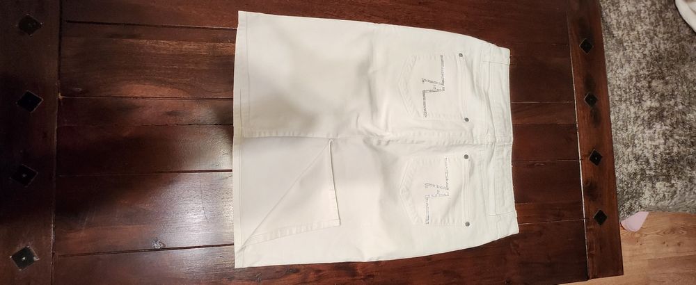 Fusta damă  alb Zara