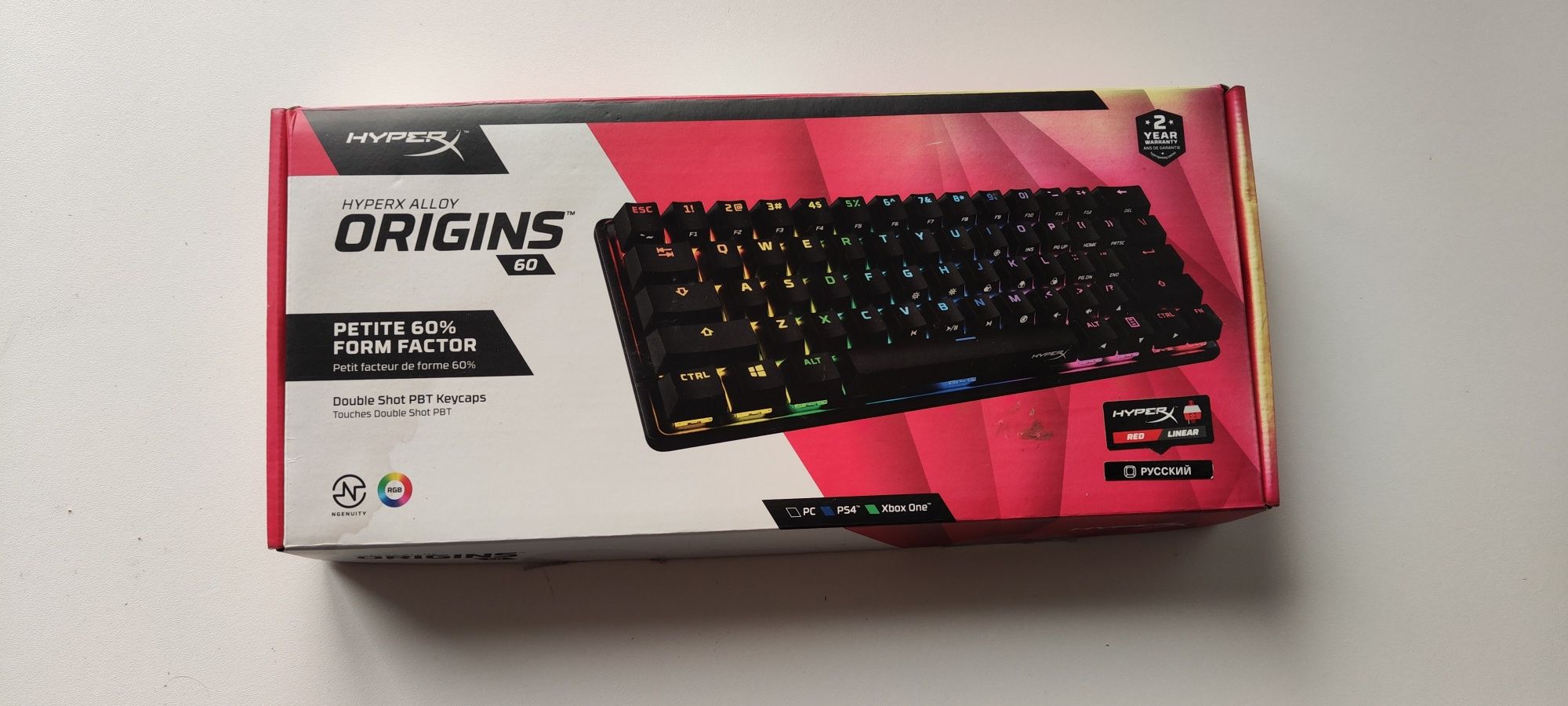 Клавиатура hyperx alloy origins 60