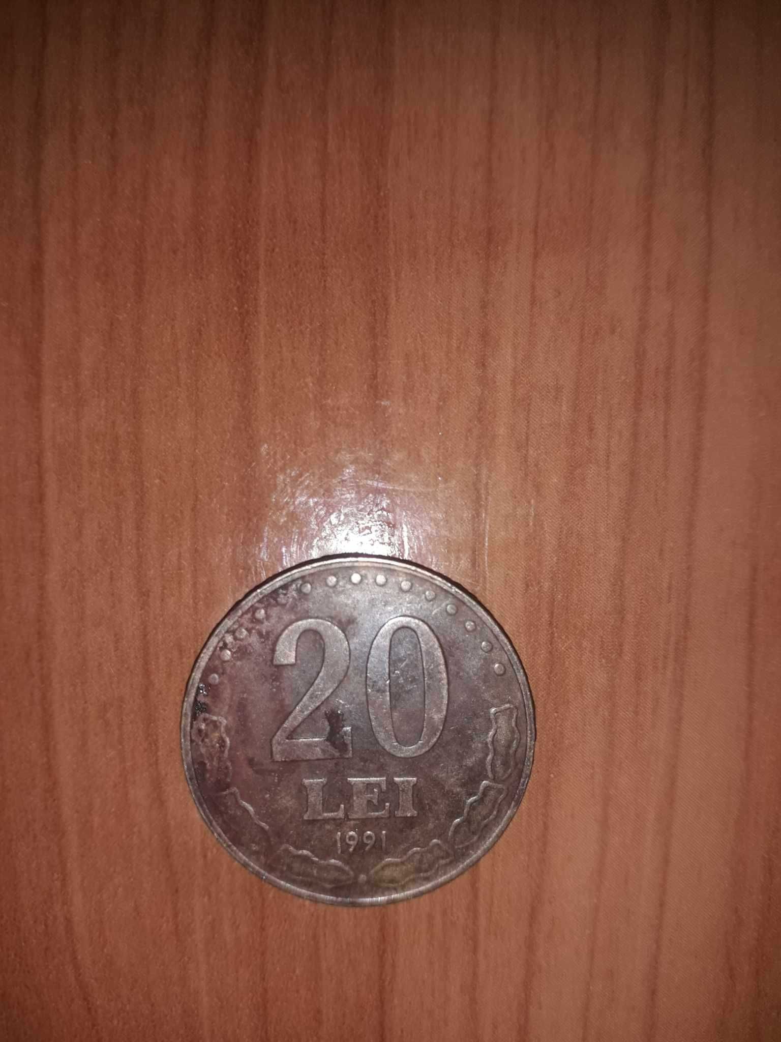 Moneda veche de 20 de lei