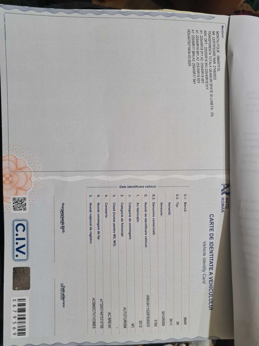 Bmw f31 seria 318d 143 carte RAR efectuata