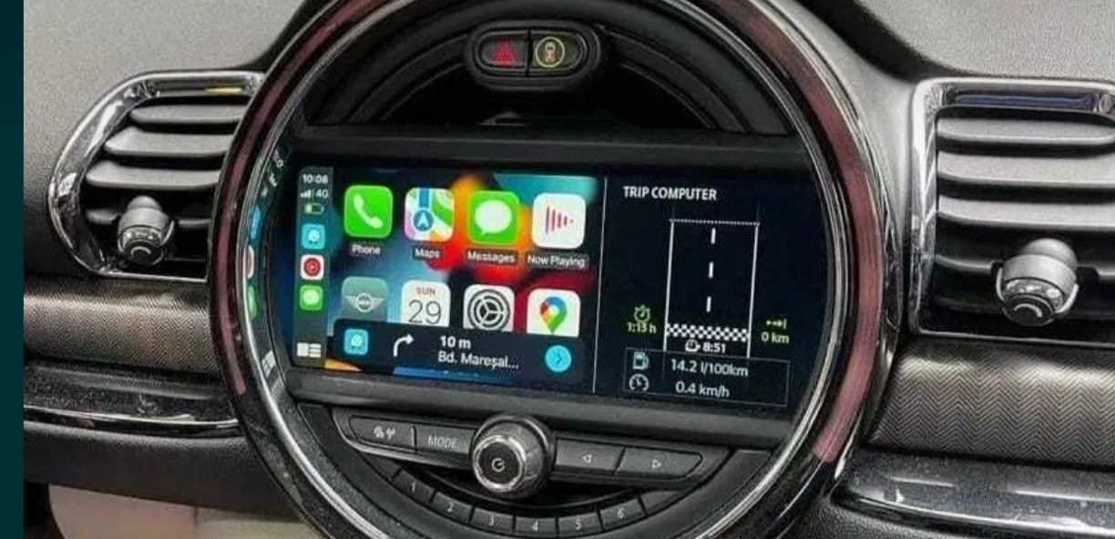 Stick USB hărți BMW Mini activare CarPlay antena WiFi Android Update