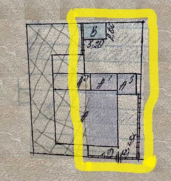 Yu  Продаётся дом 2 комнаты на 1,6 сотках Саракулька торг