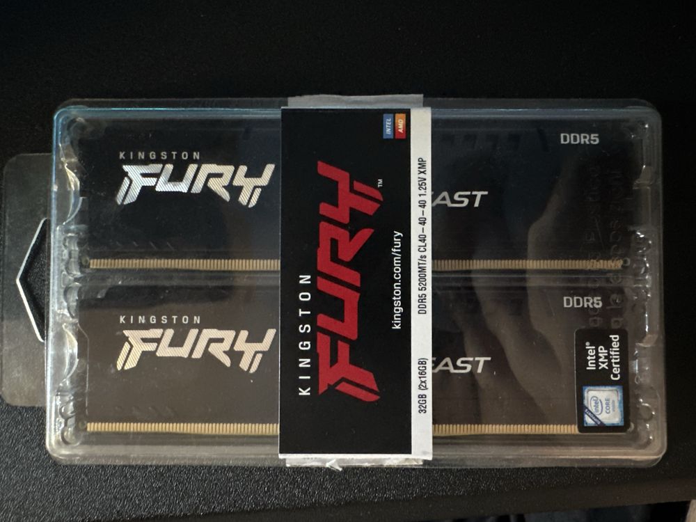 Озу kingston fury ddr5 32 gb 16/2