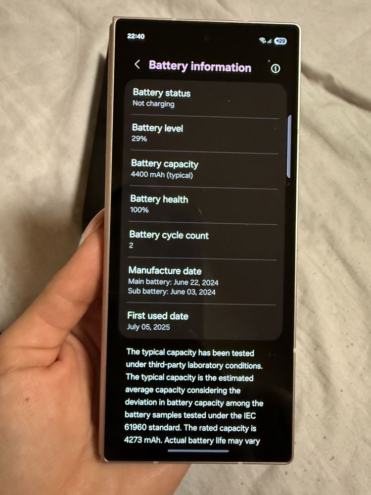 Samsung Z Fold 6, 256GB, Pink