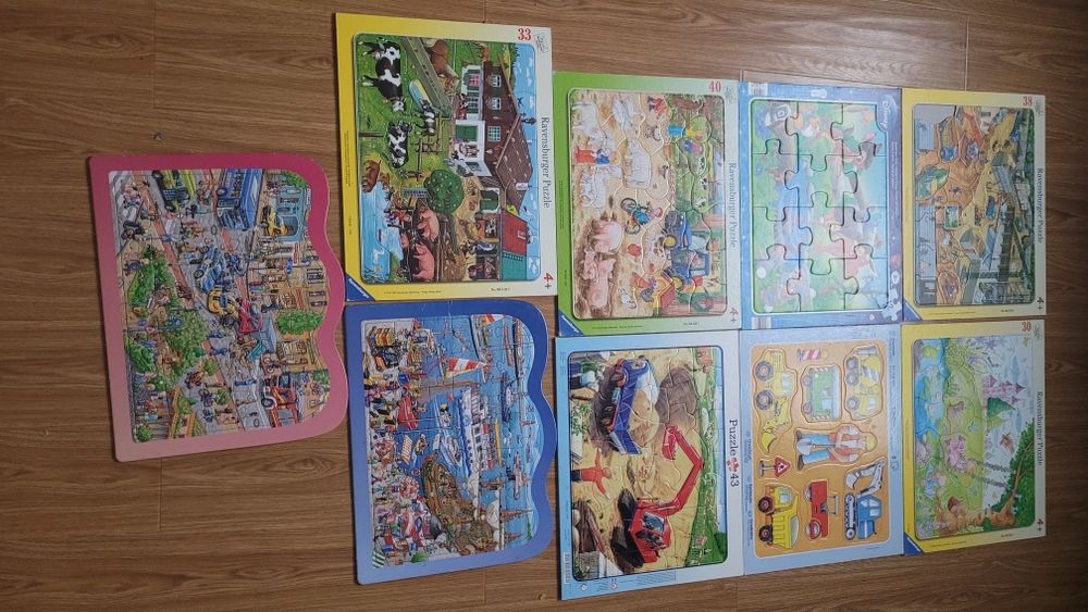 Lot puzzle 9 buc