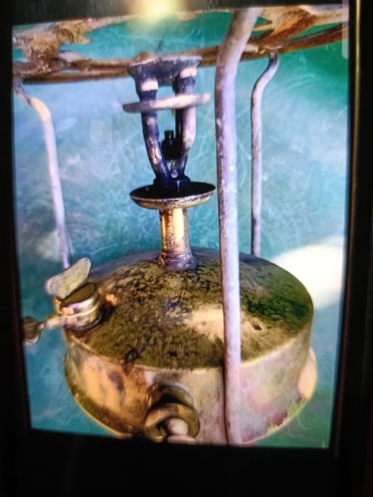 Aragaz vintage din bronz