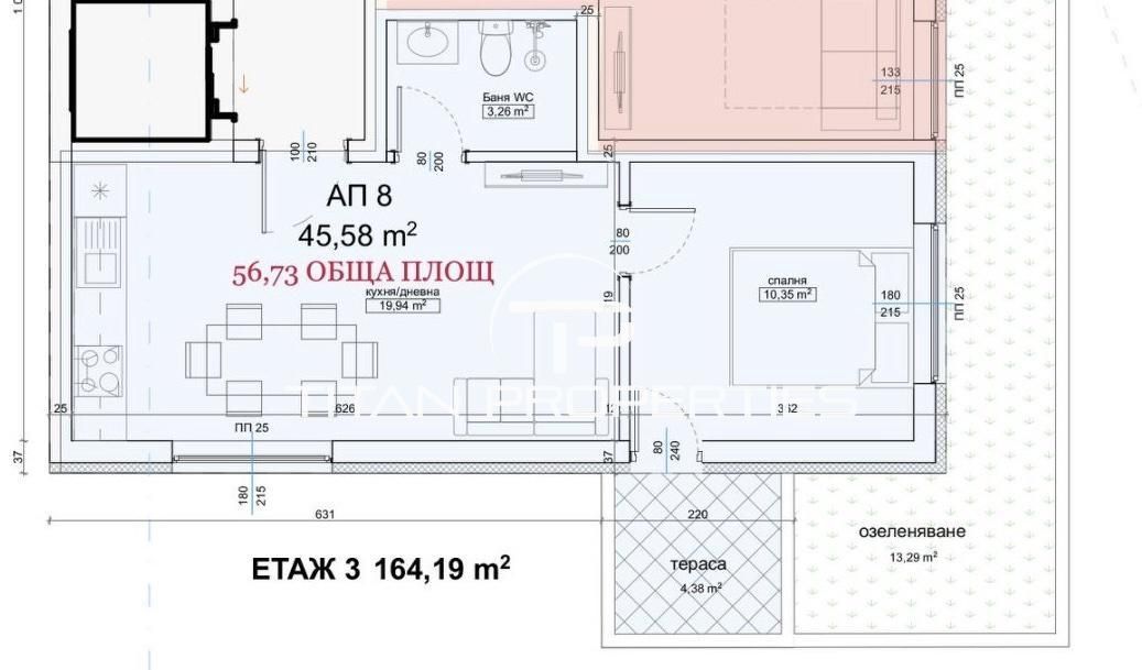 Продава се Двустаен апартамент в Приморско - 56 кв.м за 1621 €/кв.м - Снимка #2