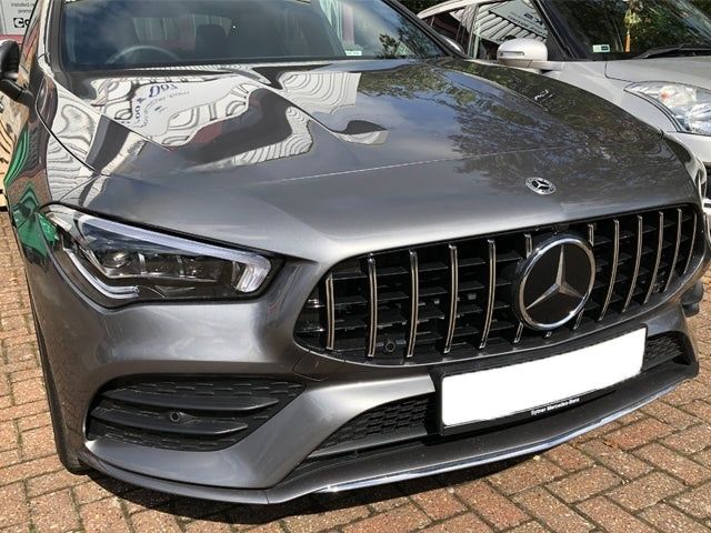 AMG Решетка C118 X118 GTR panamericana Mercedes CLA grill емблема