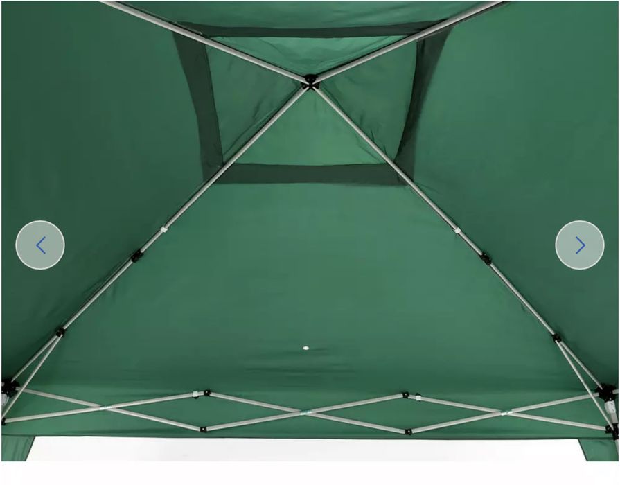 Cort Pavilion pliabil de grădină Argos Home 3m x 3m - Verde
