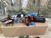 elicopter rc profesional in 4 canale 40cm plus piese