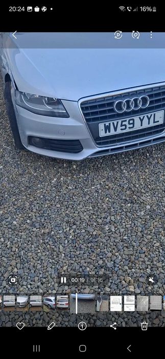 Dezmembrez Audi A4 2.0 Tdi 2009/motor/cutie/injectoare/DPF/etc