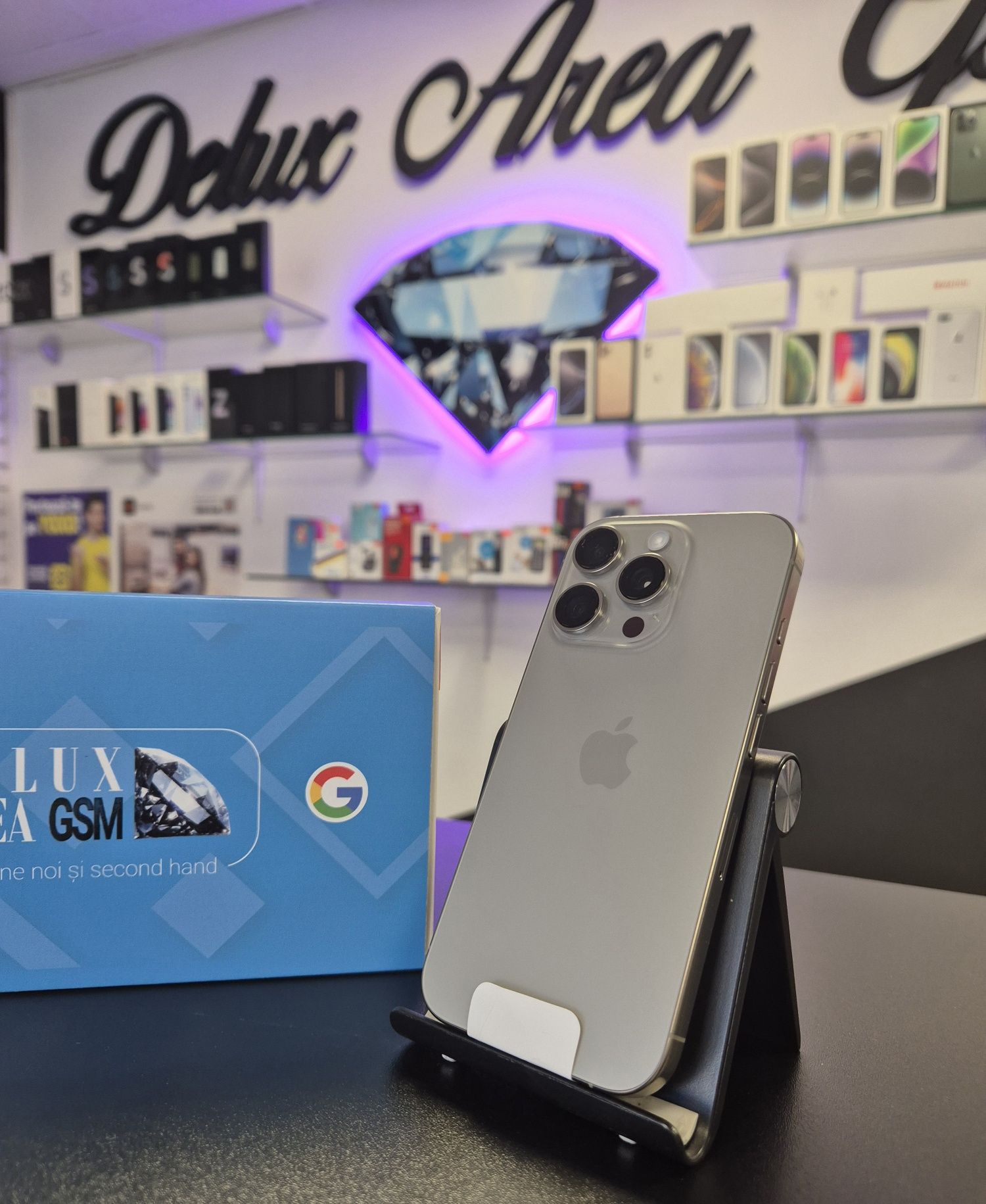 Iphone 15 Pro Max / Natural Titanium / 512 GB / NOU / DeluxGSM